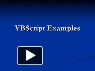 VBScript Examples 的图像结果
