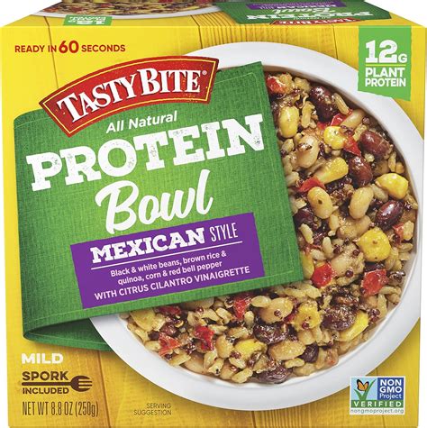 Amazon.com : TASTY BITE Mexican Protein Bowl, 8.8 Ounce, Pack of 6 ...