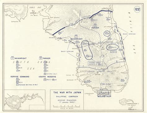 Battle Of Bataan Map
