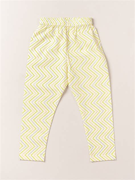 Lime Green Printed Pom Pom Kurta Set with Dupatta – COO COO