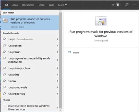 Image result for Run Programs Made for Previous Windows