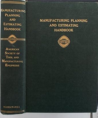 Buy Manufacturing Planning and Estimating Handbook Book Online at Low ...