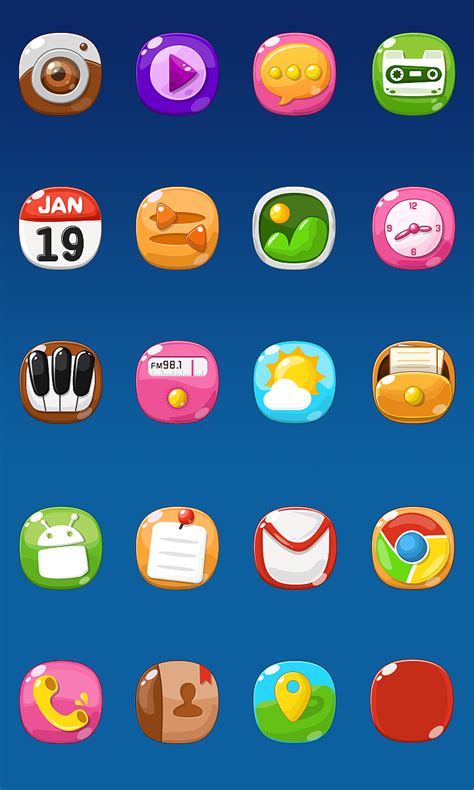 手机主题icon设计|UI|图标|KBX_binggo_原创作品-站酷ZCOOL