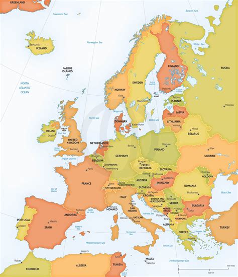 Europe Geographical Map 的图像结果