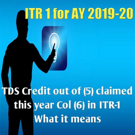 Understanding Sch TDS 2 in ITR 1 AY 2019-20