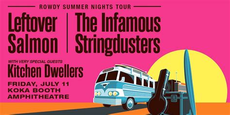 Parking The Infamous Stringdusters with Leftover Salmon, Filene Center ...