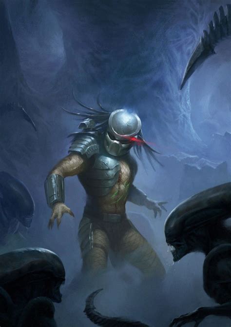 Image result for Alien vs Predator Fan Art
