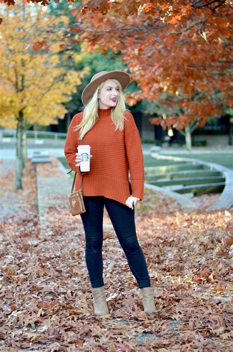 The Coziest Burnt Orange Sweater