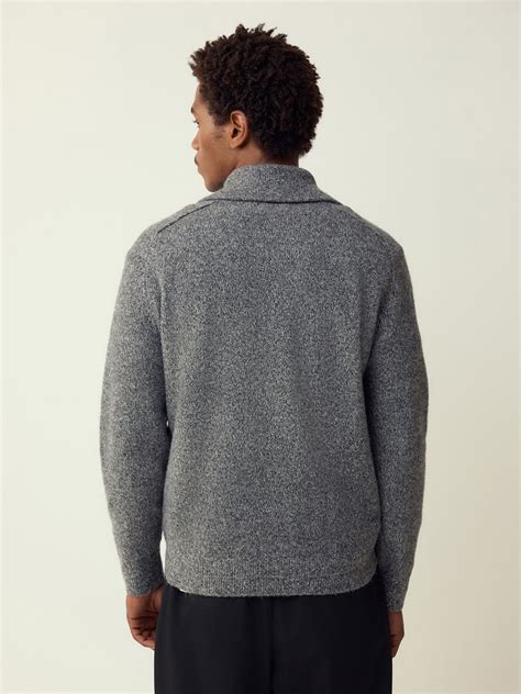 Buy Charcoal Grey Quarter Zip Neck Jumper with Wool from Next India
