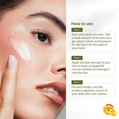 Experience The Power of 100% Pure Aloe Vera Gel with Vitamin E - Unlock ...