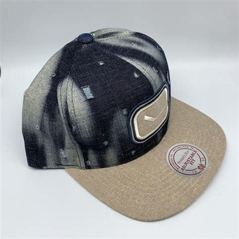 Vancouver Canucks Denim Mitchell & Ness Hat Snapback... - Depop