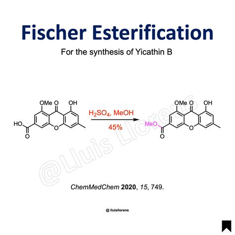 Fischer Esterification: Mechanism & Examples | NROChemistry