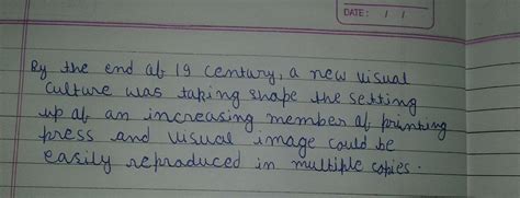 "by the end of 19th century a new visual culture was taking shape ...