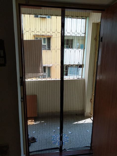 CONNECTWIDE® Hands Free Magnetic Screen Door: Doors Tough & Durable Qty ...