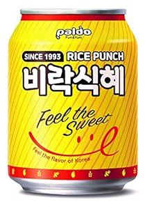 Paldo Rice Punch, 238 ml x 12 cans | Korean Sikhye | : Amazon.in ...