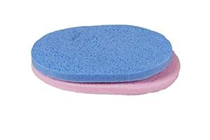 Corpwell Compressed Facial Sponges for Facial Cleansing, Exfoliating ...