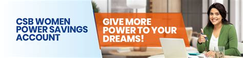 Empower Your Finances with CSB Women Power Account