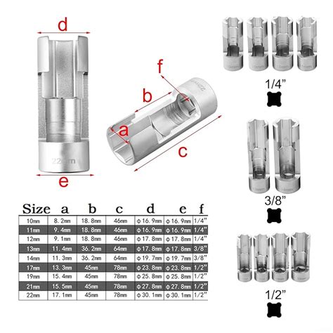 1/2 Inch Drive Fuel Socket UST-1912CF 1/2″ Drive Fuel Injector Line ...