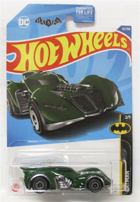 2022 HOT WHEELS B CASE BATMAN ARKHAM ASYLUM BATMOBILE GREEN BATMAN ...