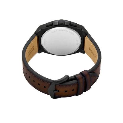 Fossil Everett Black Dial Analog Chronograph Men Watch FS6108 – Sai ...