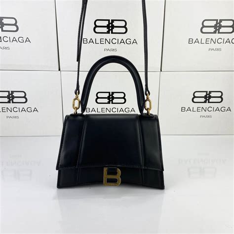 balenciaga canta kucuk boy siyah gold 23x15x10 cm