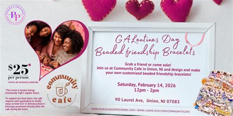 Stack Em Up: GALentines Beaded Friendship Bracelets Tickets, Community ...
