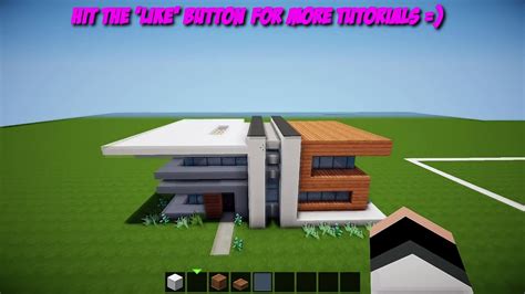 Large Modern House Minecraft Tutorial 的图像结果