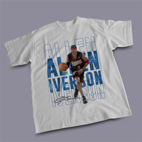 Allen Iverson Shirt NBA Design AI01 – designyourteesph