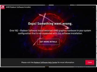 Image result for AMD Radeon Software Error