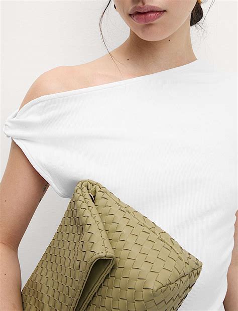 Buy Cotton Rich Asymmetric Neck Vest at Marks & Spencer