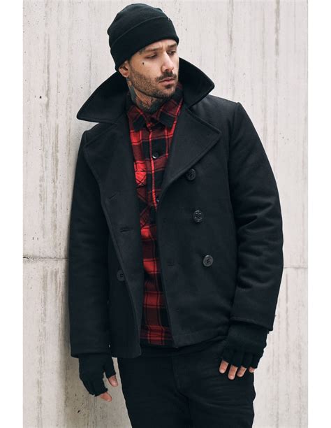 Pea Coat black