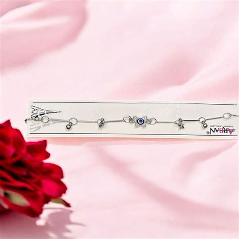 Buy Silver Plated Evil Eye Stone Adjustable Bracelet #4 Online in India ...