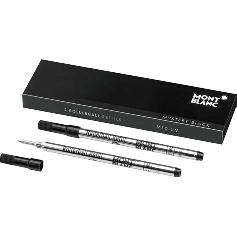 Mont Blanc Rollerball Refill, M 2X1, Mystery Black (105158) – Fetch N Buy