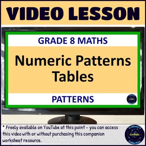 Image result for Numeric Patterns Grade 8