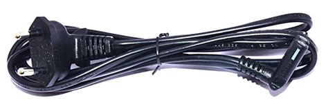 2 Pin Power Cable for Monitor Laptop Adaptor Camera Printer L Type ful