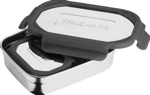 Flipkart.com | Trueware Bon Smart SS Lunch Box -Black, Big Container ...