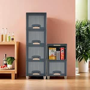 Kuber Industries 6 Units Storage Cabinet Organizer (4 + 2 ...