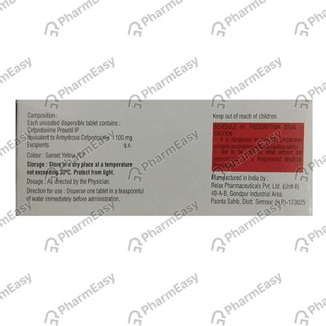 Gudcef 100 MG Tablet (10): Uses, Side Effects, Price & Dosage | PharmEasy