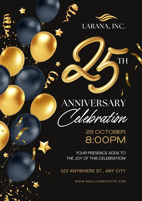 Free customizable company anniversary poster templates | Canva