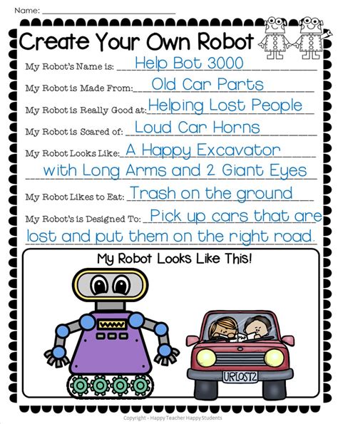 Create a Robot Worksheet 的图像结果