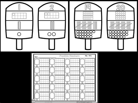 Image result for Numbers Popsicles