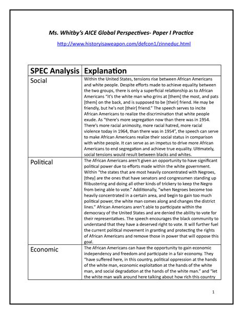 Aice Global Perspectives