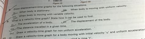 Image result for How to Draw Displacement Time Graph