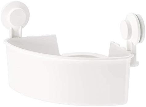 IKEA Corner Shelf Unit with Suction Cup (White; 30 x 20 x 17 cm ...