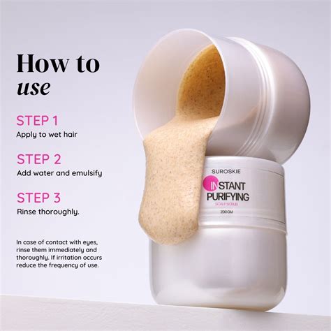 Purifying & Exfoliating Scalp Scrub with Aha Bha for Dandruff, Hair ...