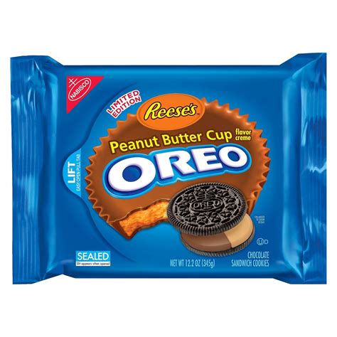 Oreo with Reeses PB Cup Creme LE 12.2 oz | Oreo flavors, Peanut butter ...
