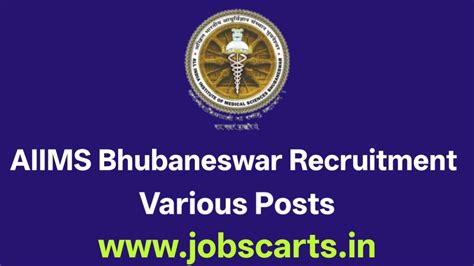 Bhubaneswar AIIMS Recruitment 2025, Notification Released For Various ...