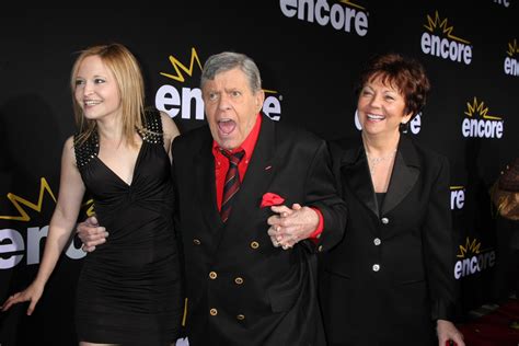 LOS ANGELES, DEC 7 - Daughter Danielle Sarah Lewis, Jerry Lewis, wife ...