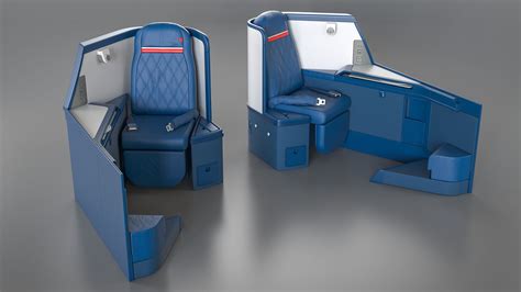 Airbus A330-300 Delta One Business Class Seats Side 3D Model $79 - .max ...