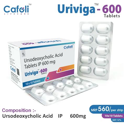 Ursodeoxycholic Acid (150mg) – Uriviga 150 Tablet